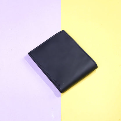 Genuine Cow Slim Leather Wallet – RFID Blocking, Bifold, 8 Card Slots